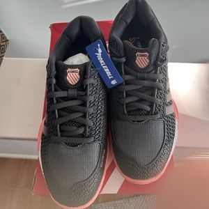 Brand new with tags. Pink and grey pickle ball shoes. So cute!